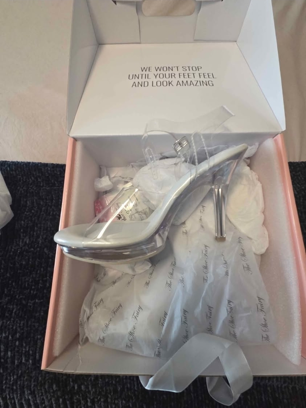 Olympian 2.0 Clear High Heel Sandal - Picture 4 of 6